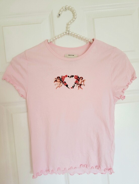 Kimchi Blue Tops - Kimchi Blue Cherub Baby Tee